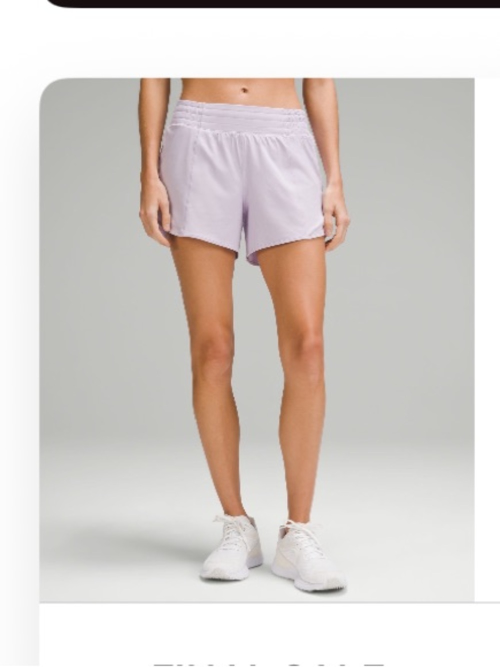lululemon athletica Lavender Ether Hotty Hot 4 Running Shorts